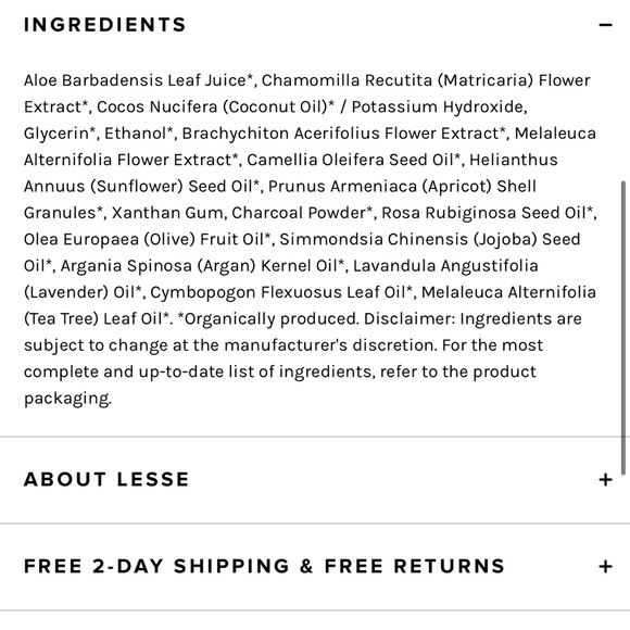 🌱 LESSE Refining CLEANSER 🌱 - Picture 4 of 7